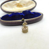 Sterling Silver Classic Royal Crown Charm Pendant Vintage c1970