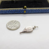 Sterling Silver Old Fashioned Fire Bellows Charm Pendant Vintage c1970
