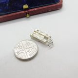 Sterling Silver Westminster Abbey Charm Pendant Vintage c1970