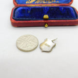 Sterling Silver and Enamel Grantown Travel Shield Charm Pendant Vintage c1970