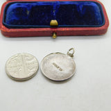 Sterling Silver St Christopher Charm Pendant Vintage c1970