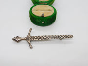 Shipton & Co. Sterling Silver Sword Brooch Antique 1922 Chester Art Deco