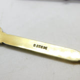 Aksel Holmsen Norwegian Sterling Silver Gilt & Enamel 'Mandal' Souvenir Spoon