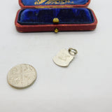 Sterling Silver and Enamel Blackpool Travel Shield Charm Pendant Vintage c1970
