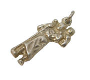 Sterling Silver St Christopher Travel Charm Pendant Vintage c1970