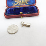 Sterling Silver Windmill Charm Pendant Vintage c1970