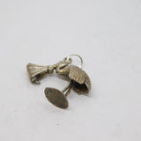 Sterling Silver Stork Carrying Baby Charm Pendant Vintage c1970