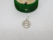 Sterling Silver Small Cancer the Crab Charm Pendant Vintage c1970