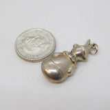 Sterling Silver Jack in the Box Charm Pendant Vintage c1970s