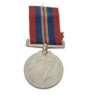 WWII 1939-1945 War Service Medal J.J.L. Loure NS Antique