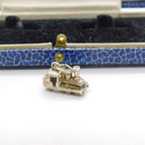 Sterling Silver Railway Steam Train Charm Pendant Vintage c1970