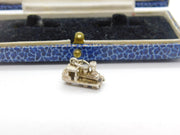 Sterling Silver Railway Steam Train Charm Pendant Vintage c1970