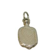 Sterling Silver Hot Water Bottle Charm Pendant Vintage c1970