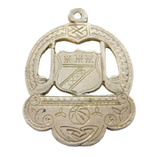Irish Sterling Silver Gaelic Football GAA Championship Fob Medal Antique 1939