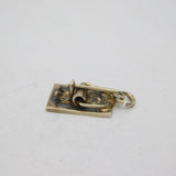 Sterling Silver Mousetrap Charm Pendant Vintage c1970