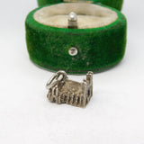 Sterling Silver Westminster Abbey Charm Pendant Vintage c1970