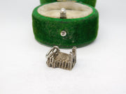 Sterling Silver Westminster Abbey Charm Pendant Vintage c1970