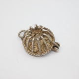 Sterling Silver Lobster Pot Charm Pendant Vintage c1970