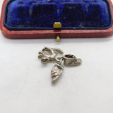 Sterling Silver Puss & Boots Charm Pendant Vintage c1970