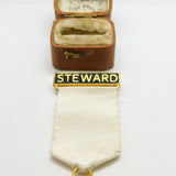Gold Plated & Enamel Masonic Jewel Medal 'Masonic Institution for Girls' 1970