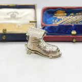 Large Family Old Mother Hubbard In The Shoe Opening Charm Vintage 1975