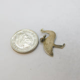 Sterling Silver Ostrich Charm Pendant Vintage c1970s