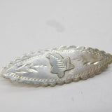 Edwardian Sterling Silver Ivy Leaf Sweetheart Brooch Antique Birmingham