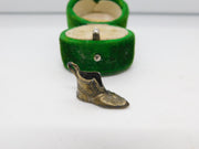 Gilt Metal 'Lucky Boot' Charm or Pendant Antique c1920 Art Deco