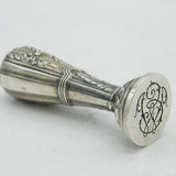 19th Century French .950 Standard Silver Monogram Desk Seal Antique c1860