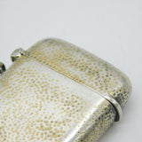 Edwardian Sterling Silver Snakeskin Pattern Vesta Case Antique 1903 Birmingham