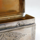 18th Century Dutch Sterling Silver Snuff Box Antique c1780s