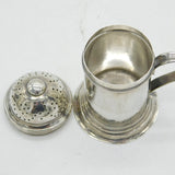 George I Sterling Silver Pounce Pot Antique 1727 London 18th Century
