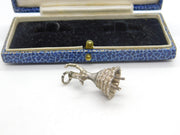 Sterling Silver Dancing Flamenco Spanish Dancer Charm Pendant Vintage c1970