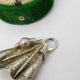 Sterling Silver Magician's Cloak Charm Pendant Vintage c1970