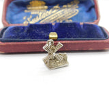 Sterling Silver Dutch Windmill Charm Pendant Vintage c1970