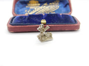 Sterling Silver Dutch Windmill Charm Pendant Vintage c1970