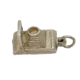 Sterling Silver Camera Charm Pendant Vintage c1970