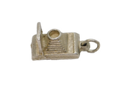 Sterling Silver Camera Charm Pendant Vintage c1970