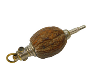 19th Century Nut Form 'Memories of Tenby' Stanhope Propelling Pencil Antique
