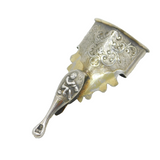 George III Sterling Silver Gilt Posy Holder or Scabbard Antique c1790 London