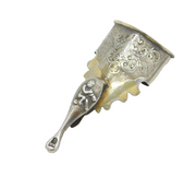 George III Sterling Silver Gilt Posy Holder or Scabbard Antique c1790 London