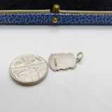 Sterling Silver & Enamel London Crest Charm Pendant Vintage c1970