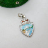 Sterling Silver Niagara Falls Canada Charm Pendant Vintage c1970