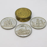 Queen Victoria & Prince Albert Royal Wedding Complete Medal Set Antique 1840