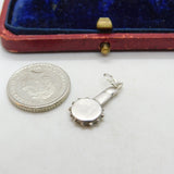 Sterling Silver Banjo from Beer Cap Charm Pendant Vintage c1970