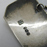 George III Sterling Silver Sherry Decanter Label Antique 1818 London