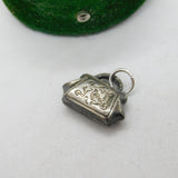 Sterling Silver Handbag Charm Pendant Vintage c1970