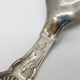 George III Sterling Silver Queens Pattern Caddy Spoon Antique 1792 Birmingham AF