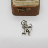 Sterling Silver Sagittarius the Archer Charm Pendant Vintage c1970