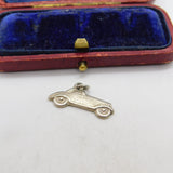 Sterling Silver Motor Car Charm Pendant Vintage c1970